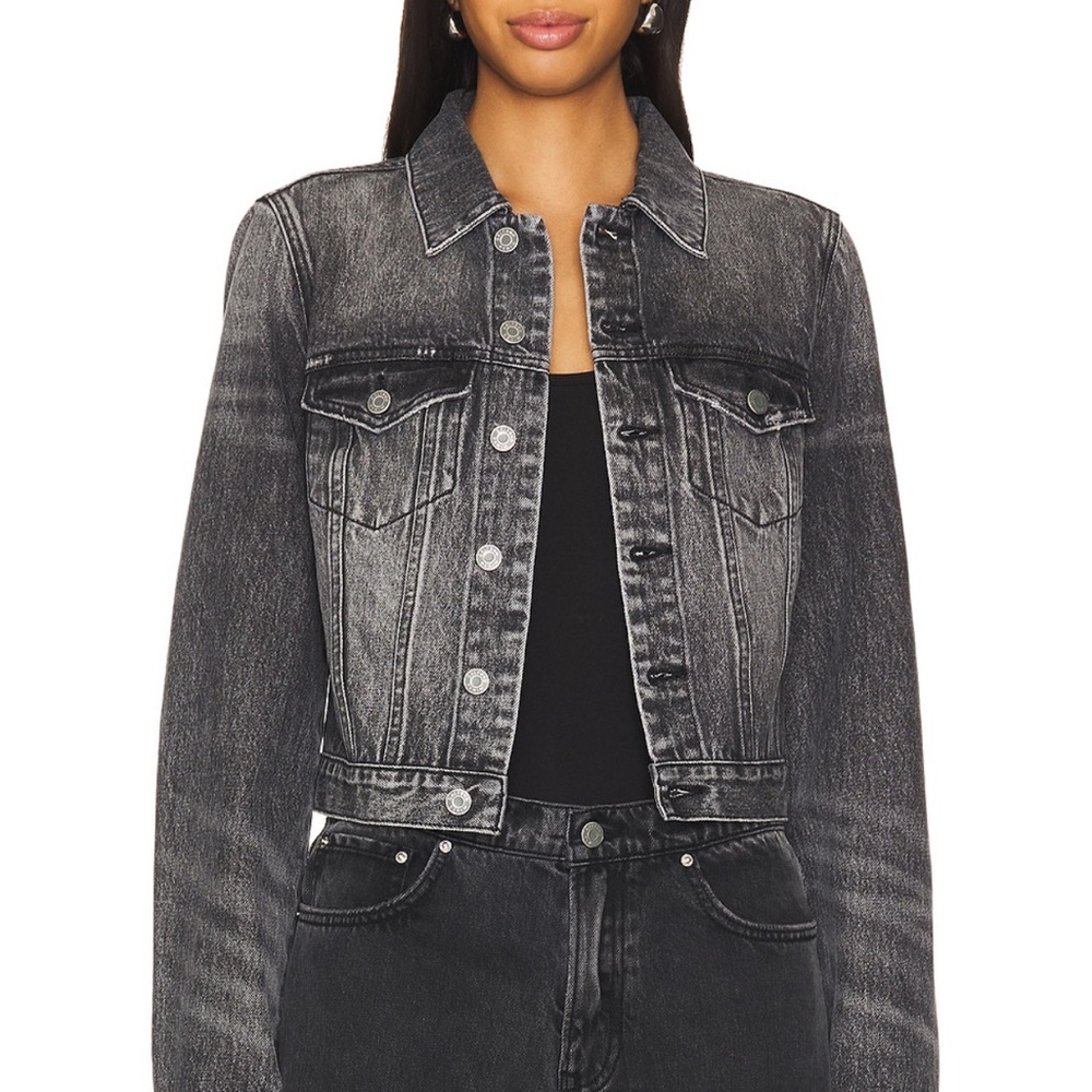 GRLFRND denim jacket.